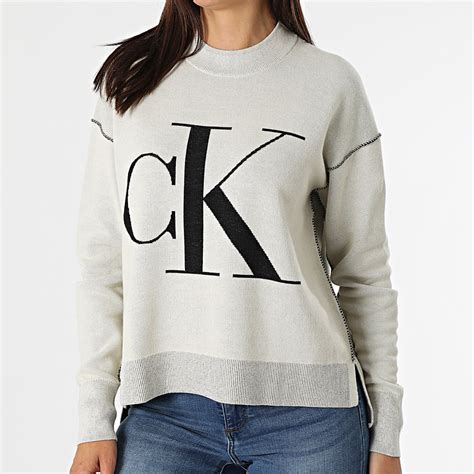 calvin klein pulli beige damen|calvin klein pullover cardigan.